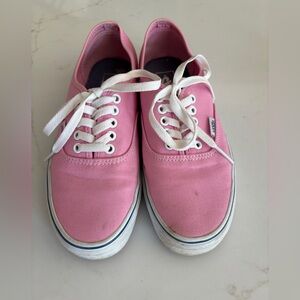 Pink canvas Vans